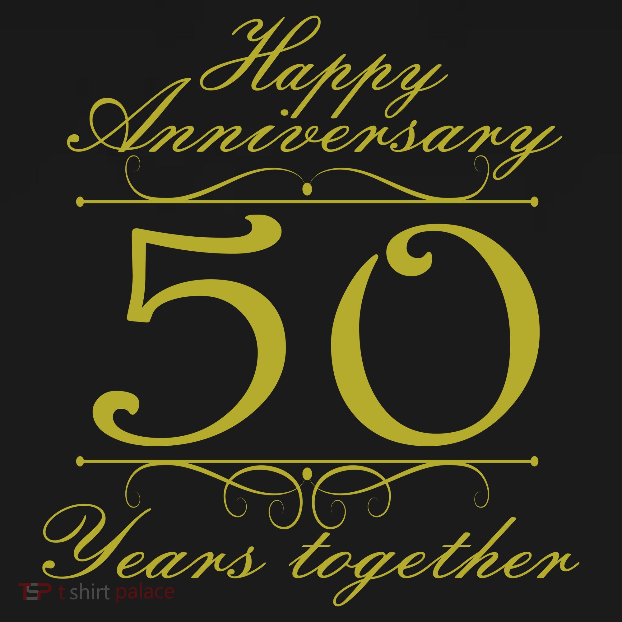 Happy Anniversary 50 Years Together Kids Long Sleeve Shirt