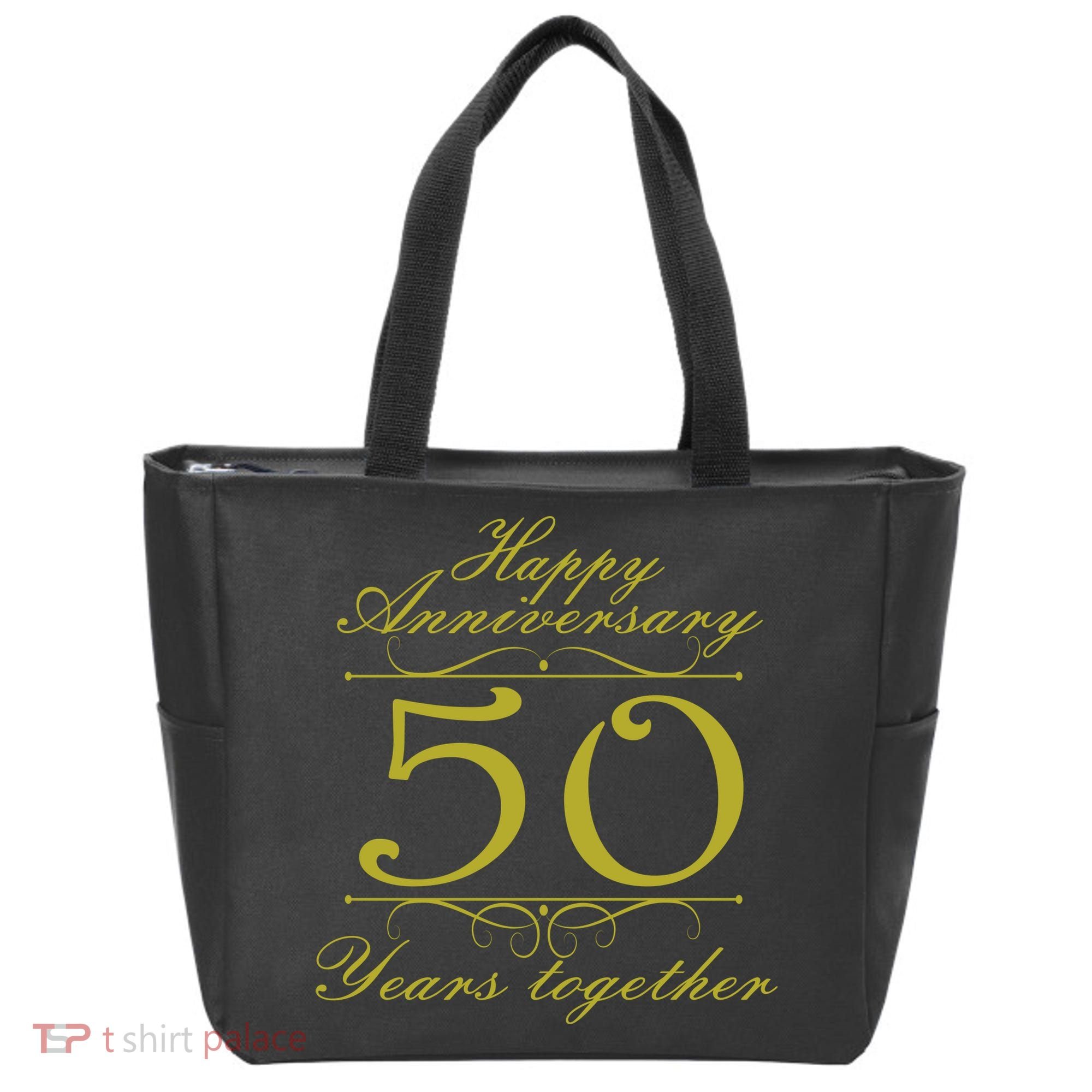 Happy Anniversary 50 Years Together Tote Bag