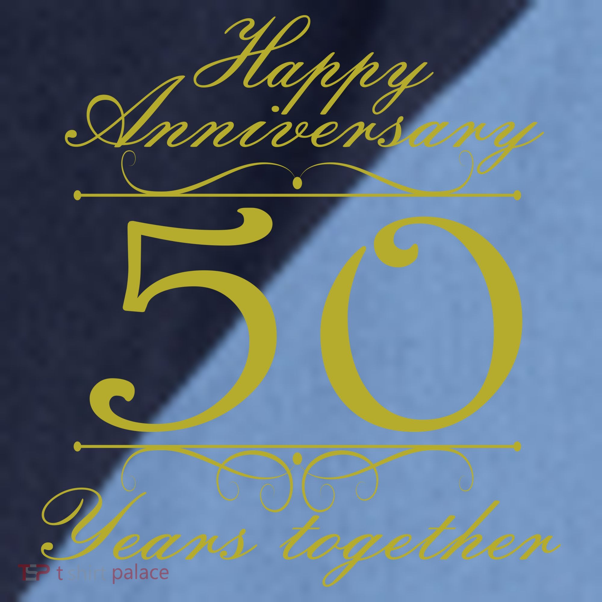 Happy Anniversary 50 Years Together Raglan Baseball Sleeve Shirt