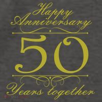 Happy Anniversary 50 Years Together Vector Backpack thumb 2