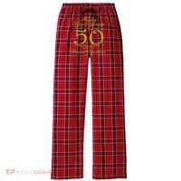 Happy Anniversary 50 Years Together Women's Flannel Plaid Pajama Pants thumb 0