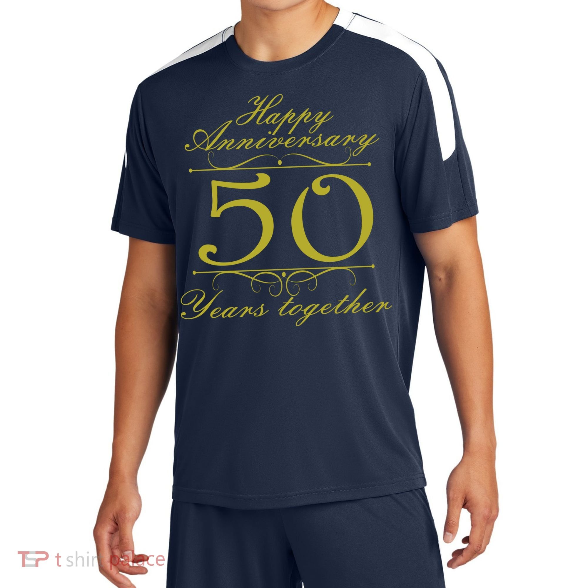 Happy Anniversary 50 Years Together Sport-Tek Competitor United Soccer Jersey