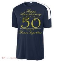 Happy Anniversary 50 Years Together Sport-Tek Competitor United Soccer Jersey thumb 2