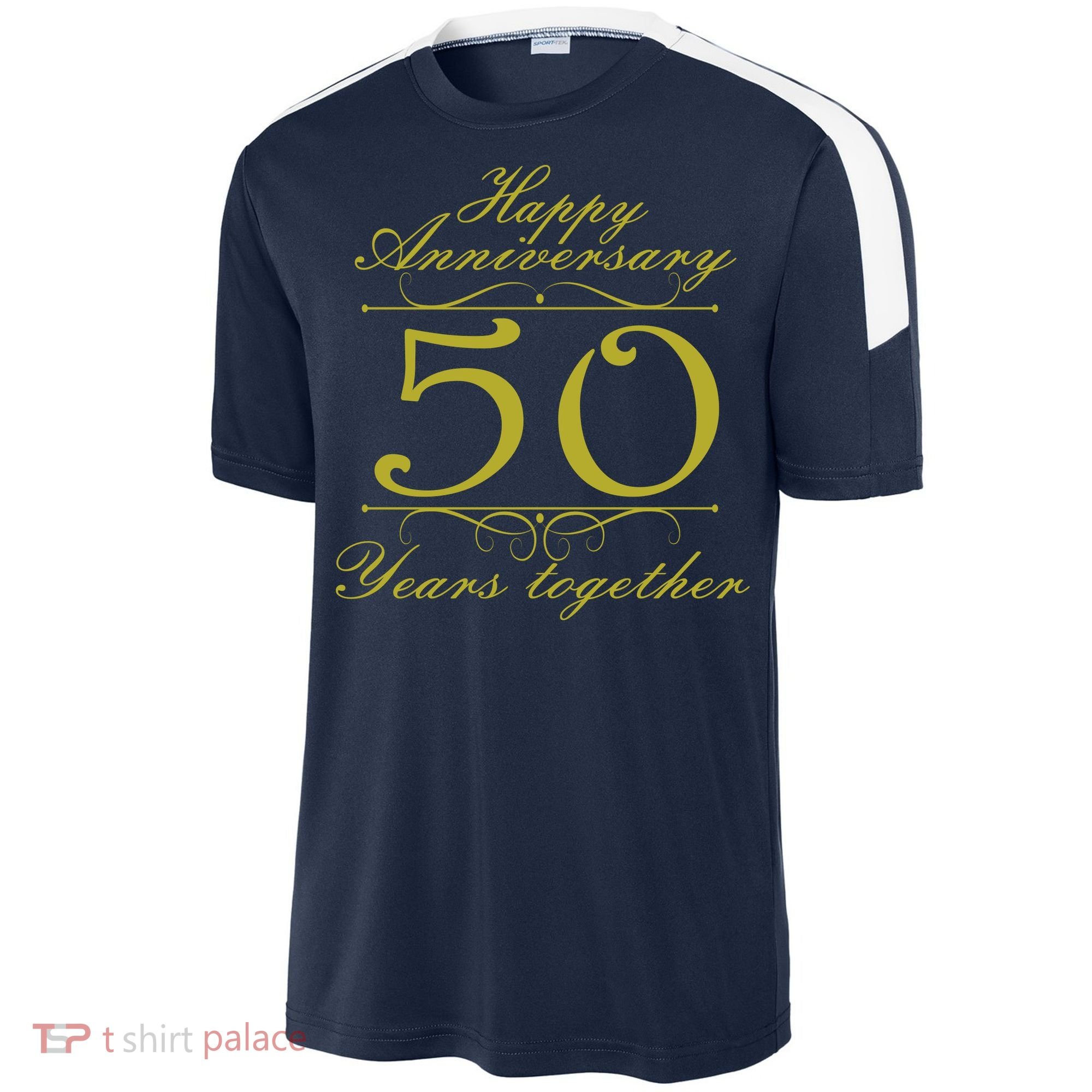 Happy Anniversary 50 Years Together Sport-Tek Competitor United Soccer Jersey
