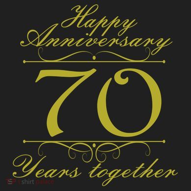 Happy Anniversary 70 Years Together Women's Sweatshirt