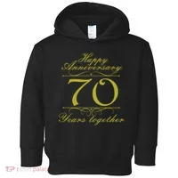 Happy Anniversary 70 Years Together Toddler Hoodie thumb 0