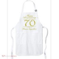Happy Anniversary 70 Years Together Apron thumb 0