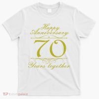 Happy Anniversary 70 Years Together T-Shirt thumb 0