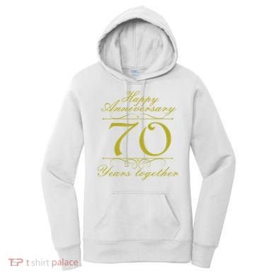 Happy Anniversary 70 Years Together Women's Hoodie