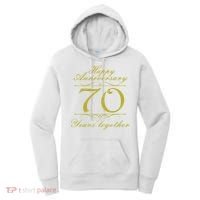 Happy Anniversary 70 Years Together Women's Hoodie thumb 0