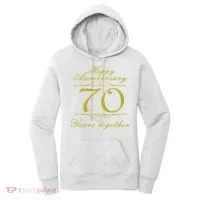 Happy Anniversary 70 Years Together Women's Hoodie thumb 0