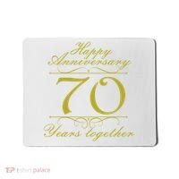 Happy Anniversary 70 Years Together Mousepad thumb 0