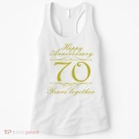 Happy Anniversary 70 Years Together Women's Tank Top thumb 0
