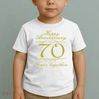 Happy Anniversary 70 Years Together Toddler T-Shirt thumb 2