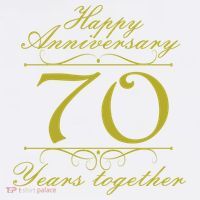 Happy Anniversary 70 Years Together Toddler T-Shirt thumb 4