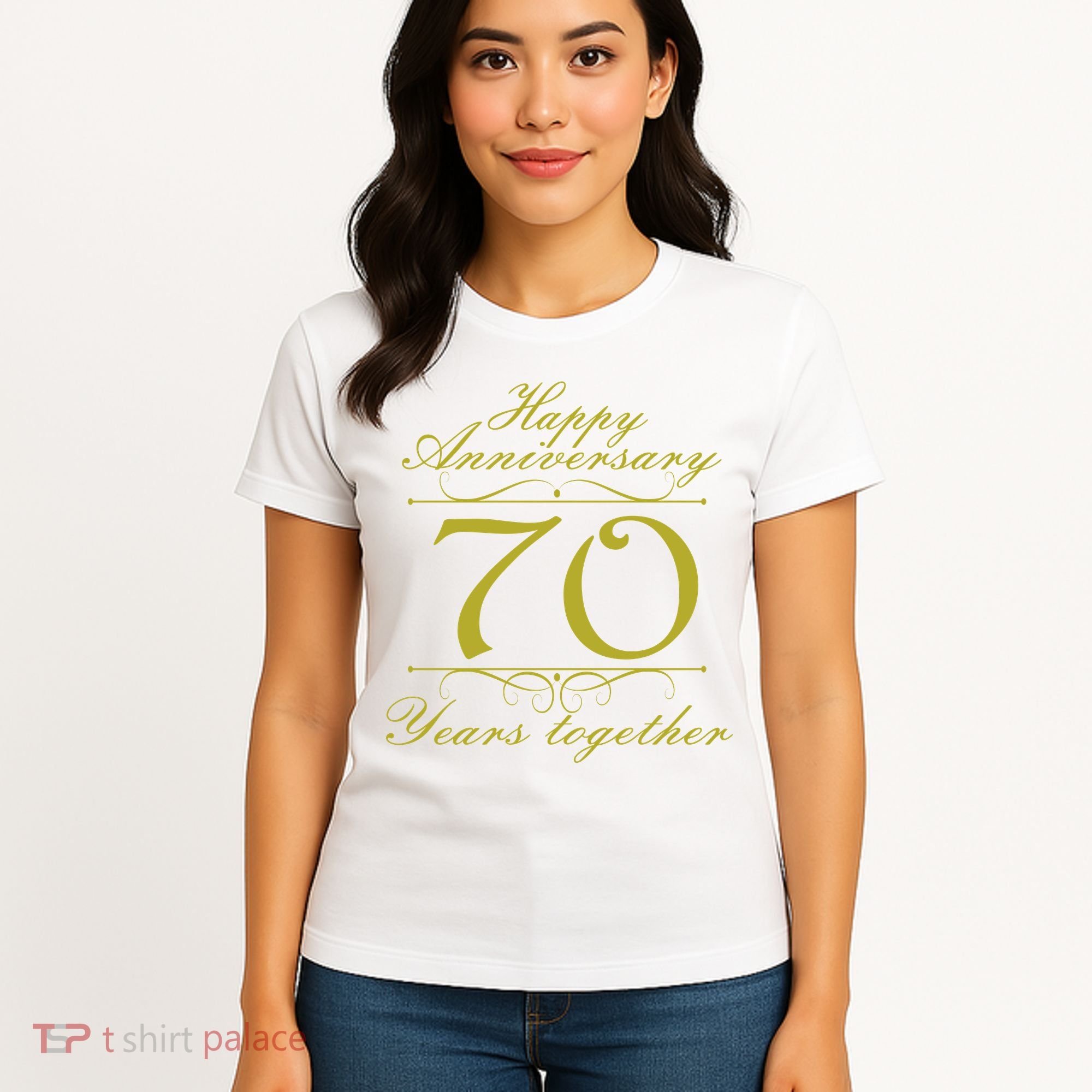 Happy Anniversary 70 Years Together Women's T-Shirt