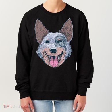 Happy Australian Cattle Dog  Women's Sweatshirt