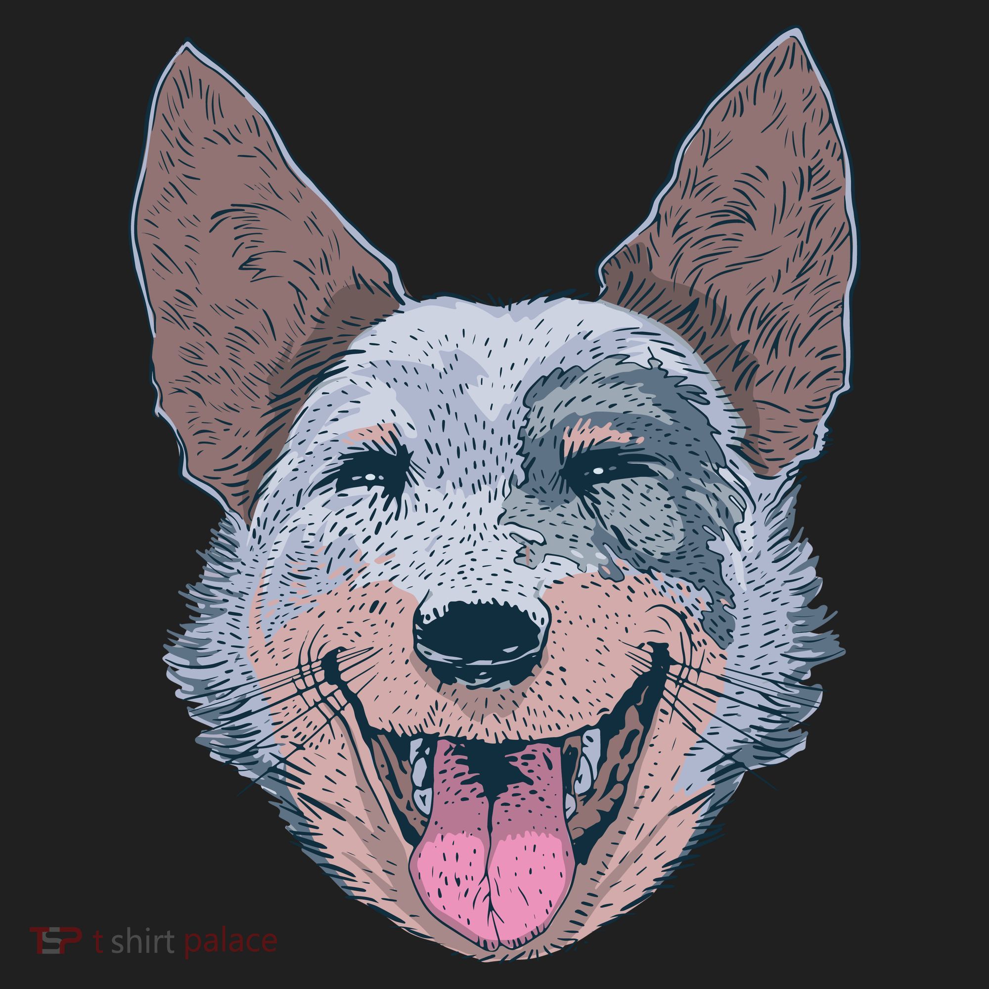 Happy Australian Cattle Dog  Women's Sweatshirt