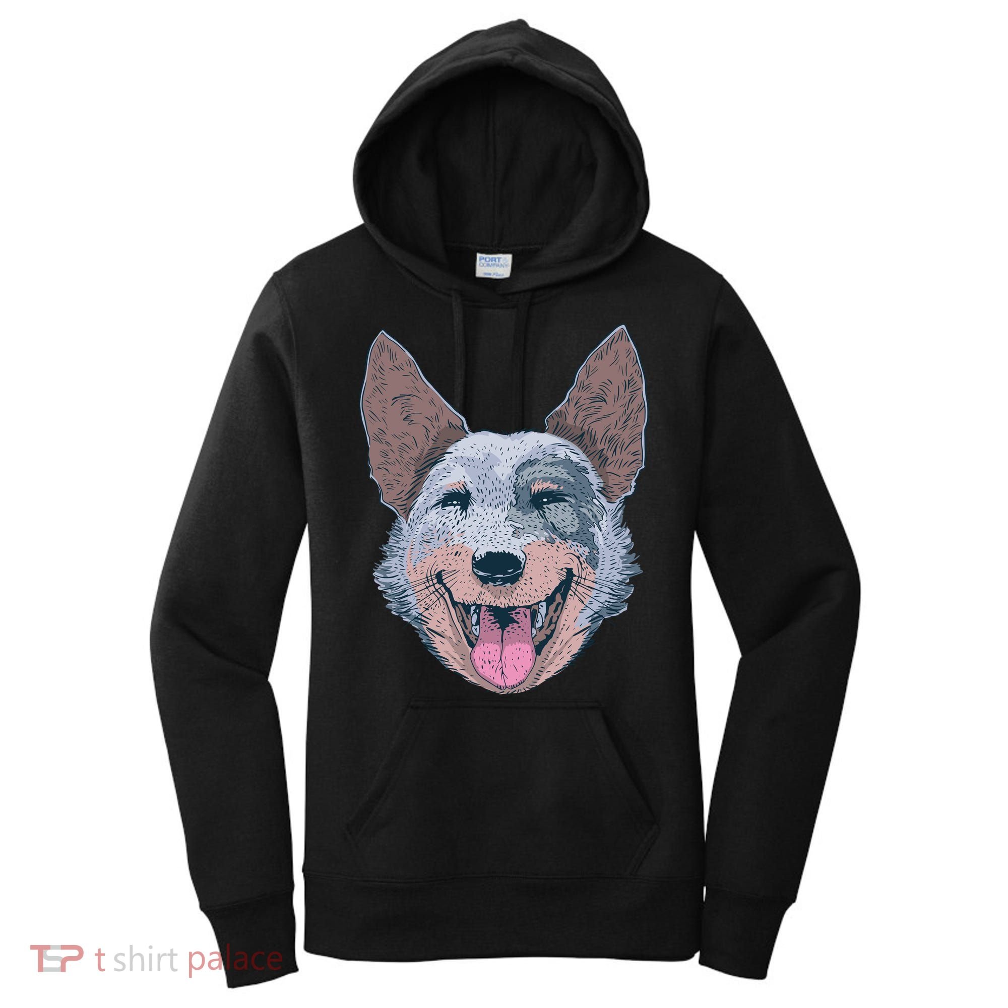 Happy Australian Cattle Dog  Women's Hoodie