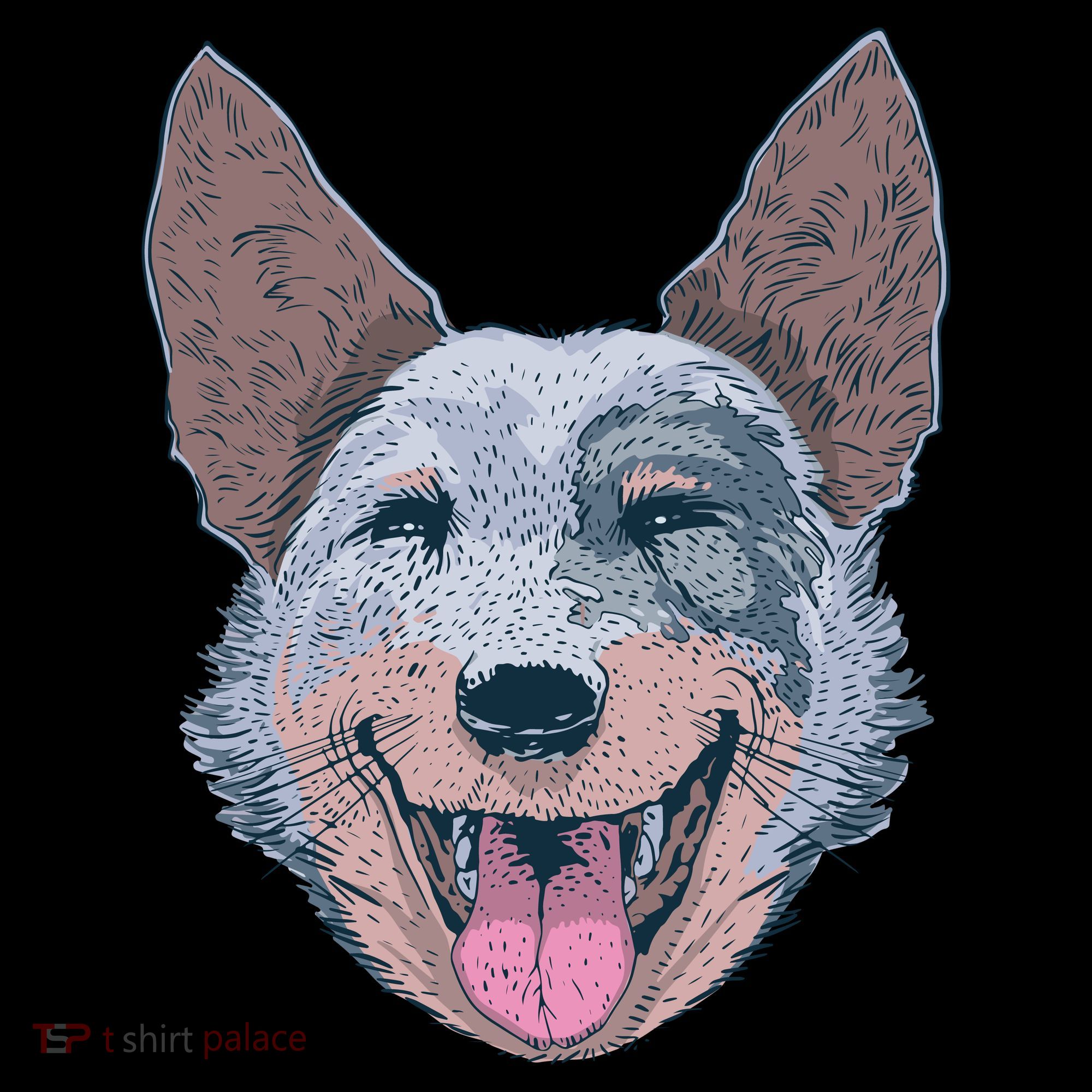 Happy Australian Cattle Dog  Women's Hoodie