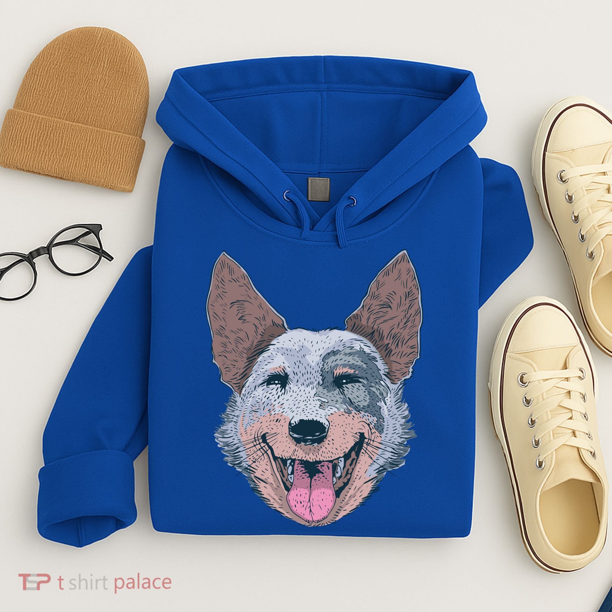 Happy Australian Cattle Dog  Hoodie