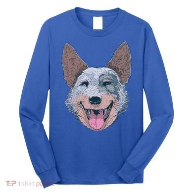 Happy Australian Cattle Dog  Long Sleeve Shirt