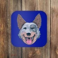 Happy Australian Cattle Dog  Coaster thumb 0