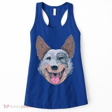Happy Australian Cattle Dog  Women's Tank Top