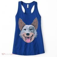 Happy Australian Cattle Dog  Women's Tank Top thumb 0