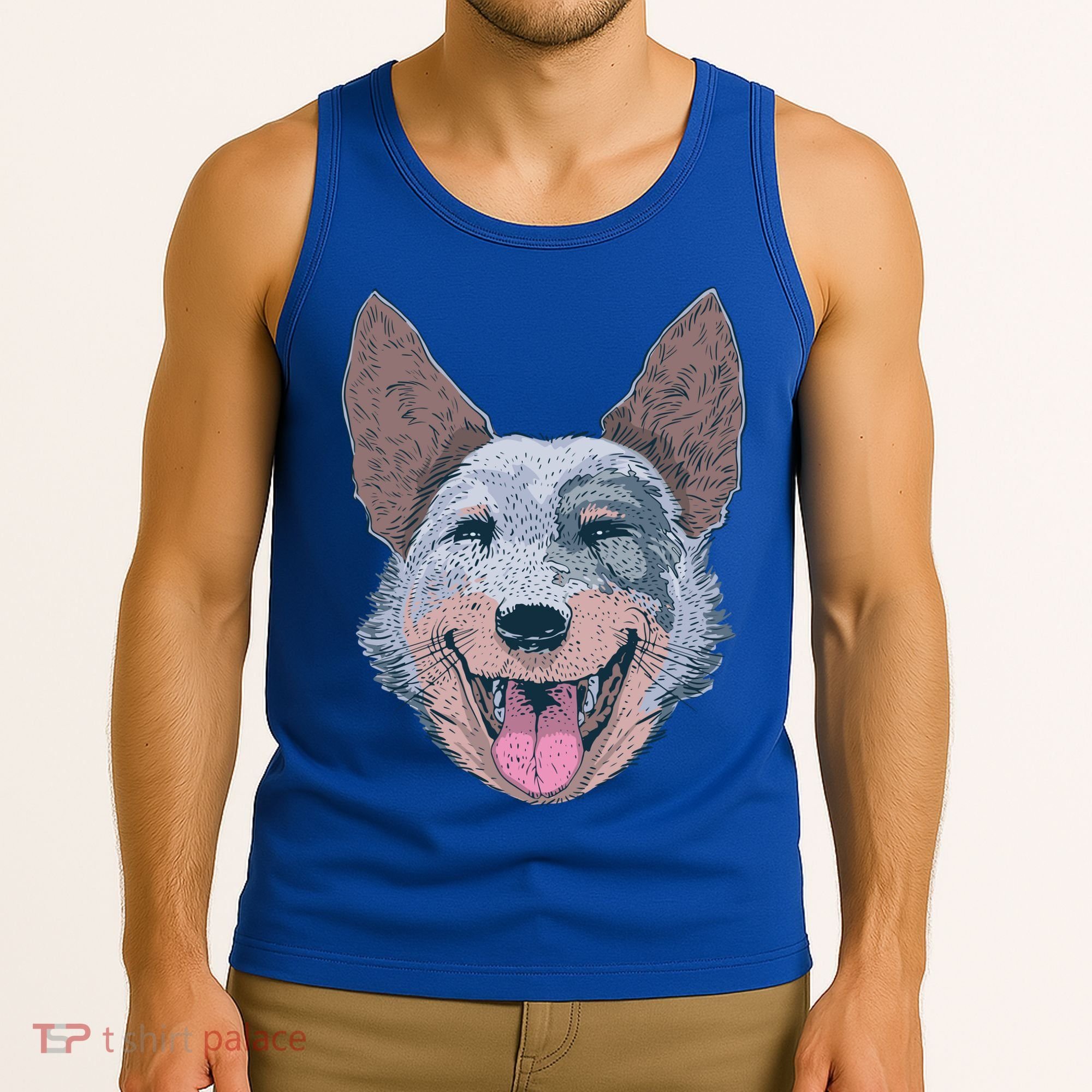 Happy Australian Cattle Dog  Tank Top