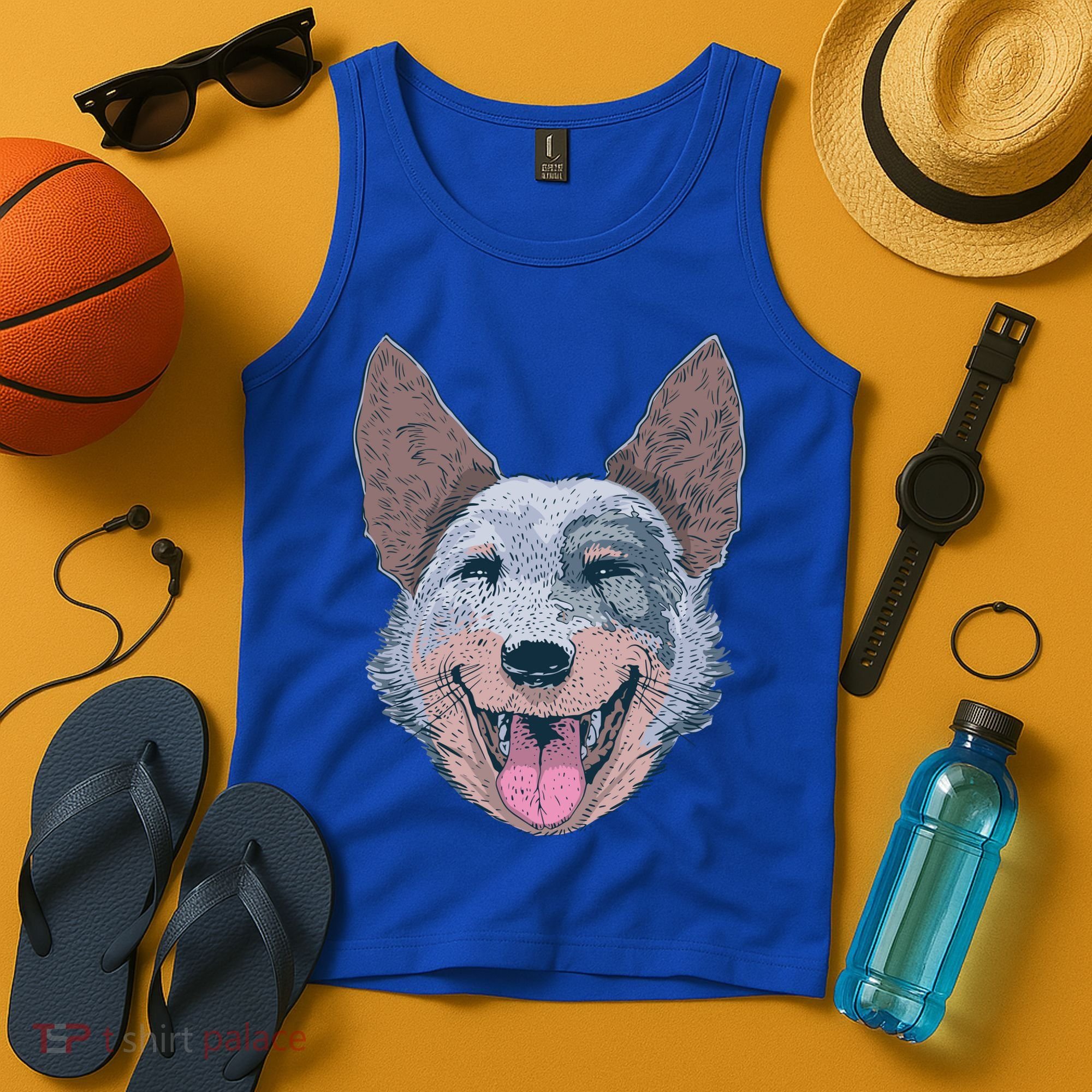 Happy Australian Cattle Dog  Tank Top