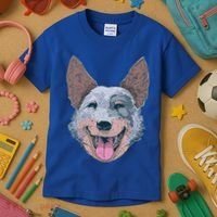 Happy Australian Cattle Dog  Kids T-Shirt thumb 3