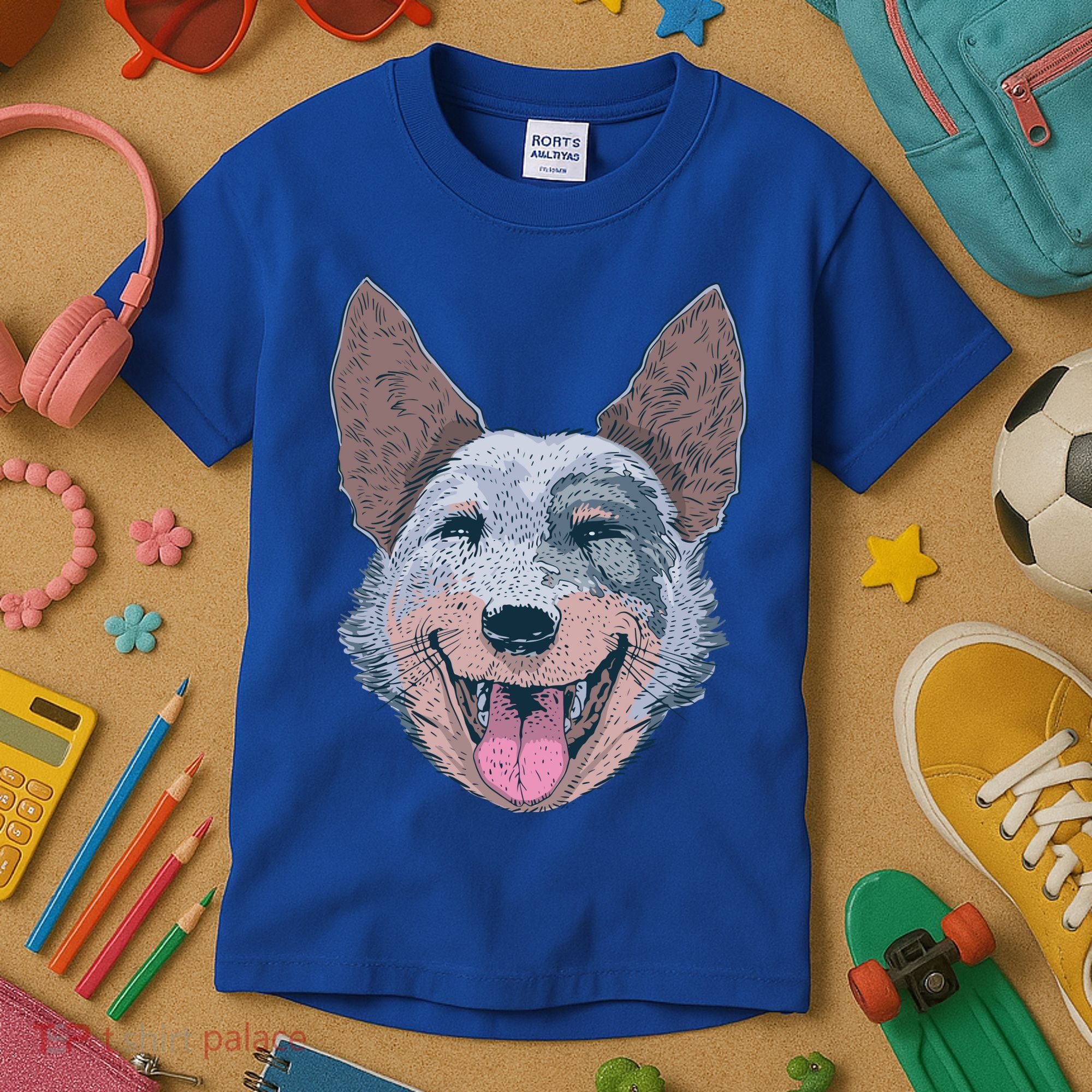 Happy Australian Cattle Dog  Kids T-Shirt