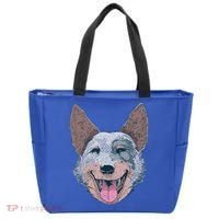 Happy Australian Cattle Dog  Tote Bag thumb 0
