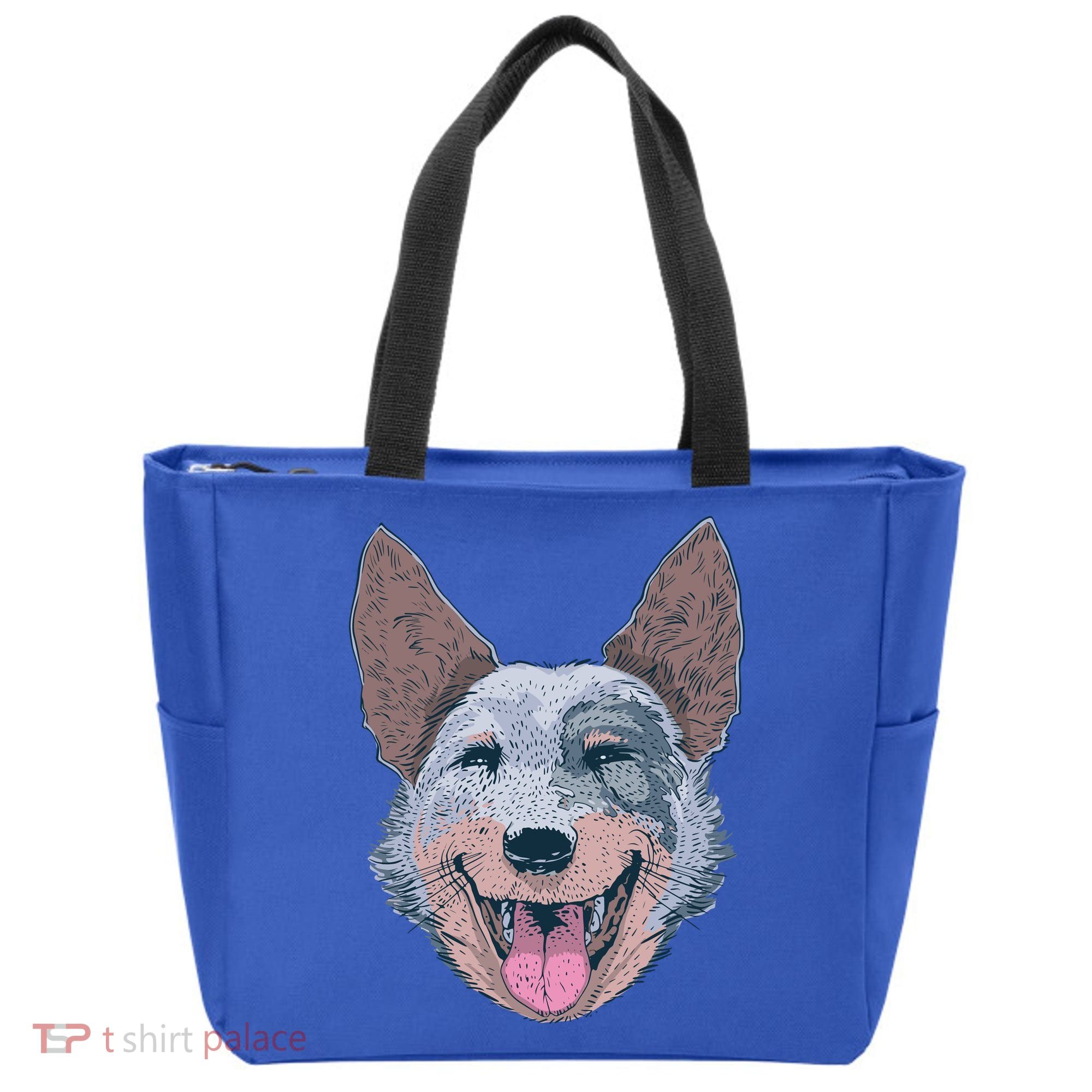 Happy Australian Cattle Dog  Tote Bag