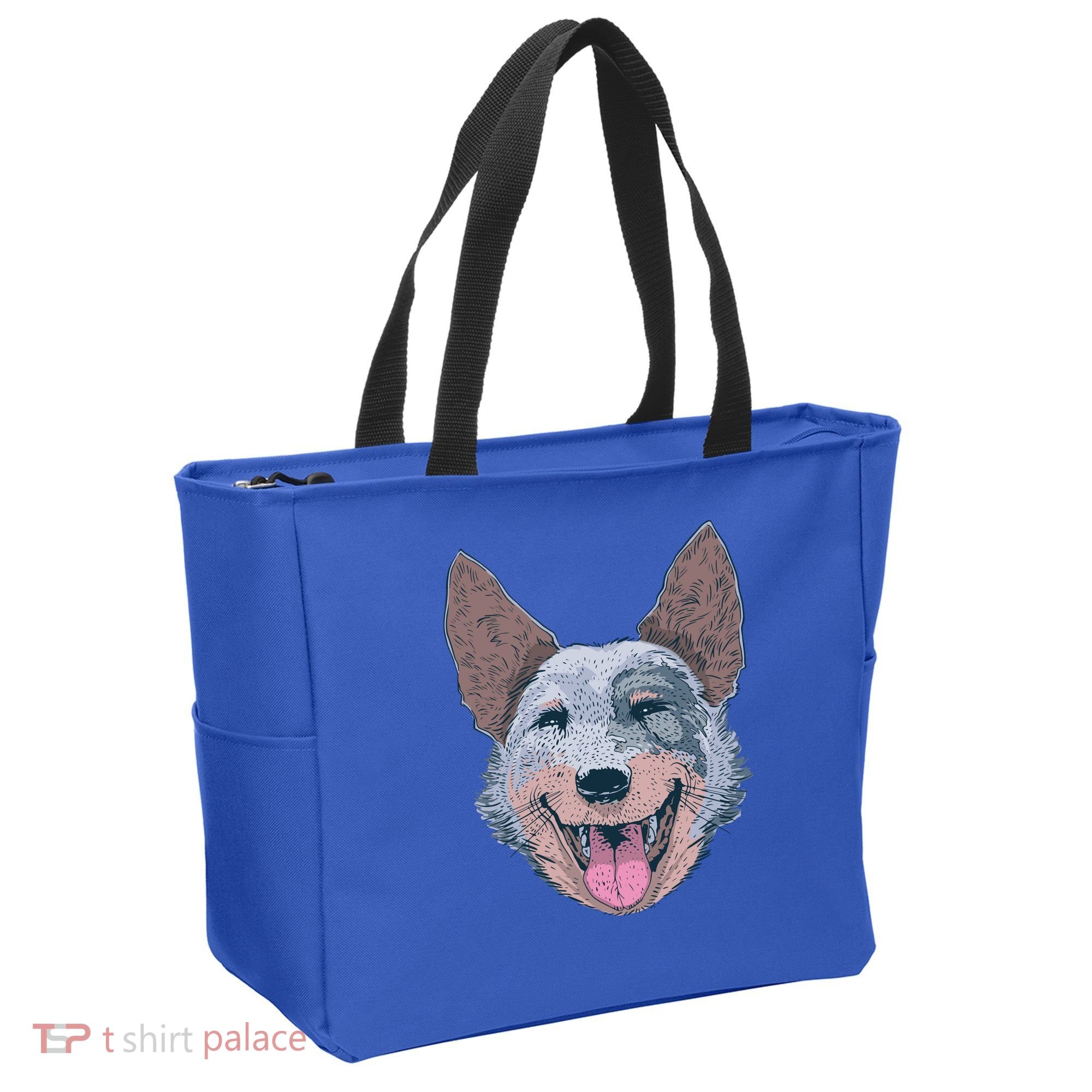 Happy Australian Cattle Dog  Tote Bag