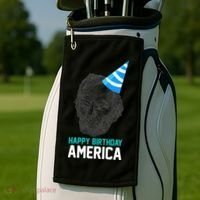 Happy Birthday America Golf Towel thumb 2