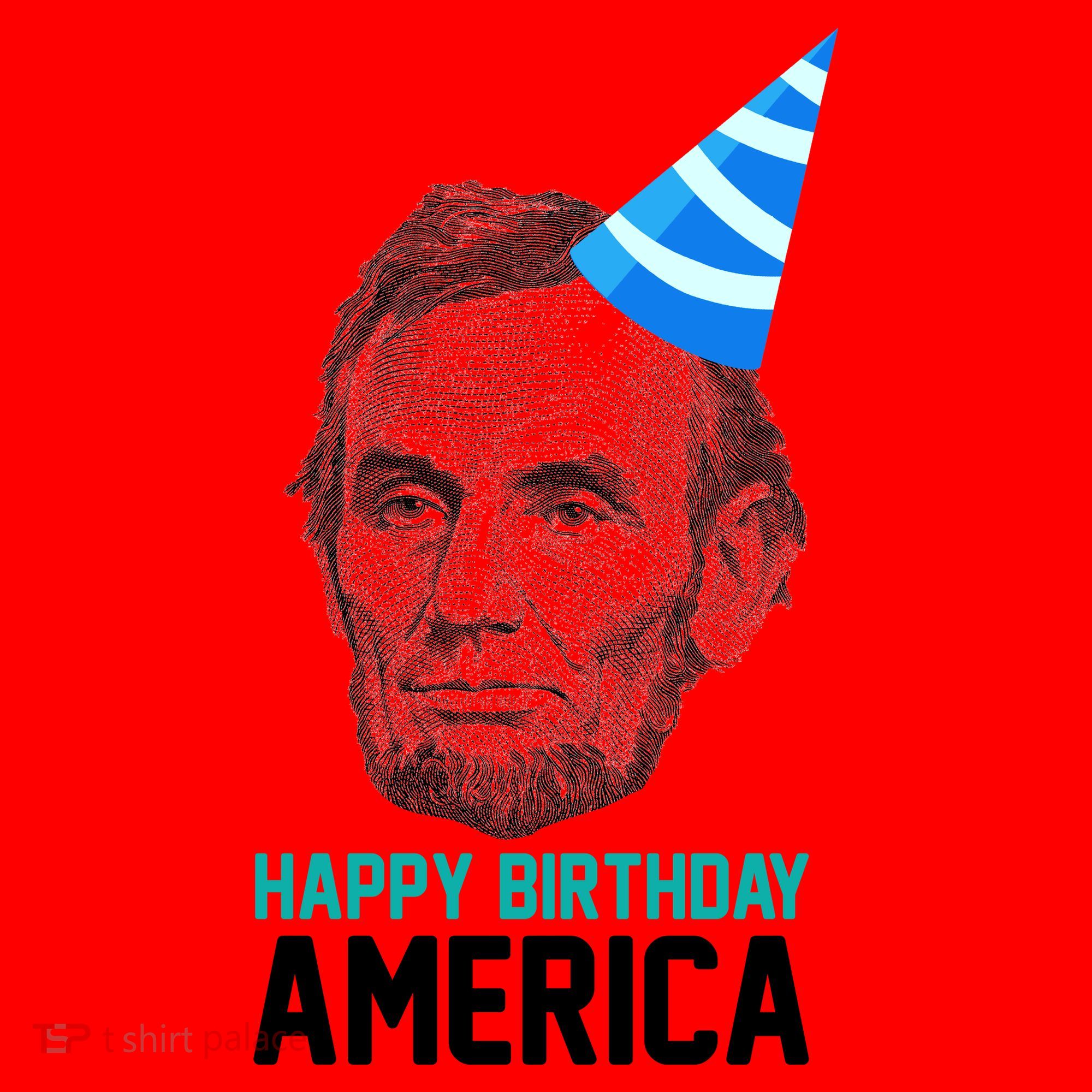 Happy Birthday America Santa Hat