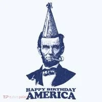 Happy Birthday America Abe Lincoln Hoodie thumb 2
