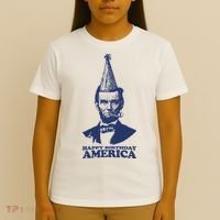 Happy Birthday America Abe Lincoln T-Shirt thumb 4