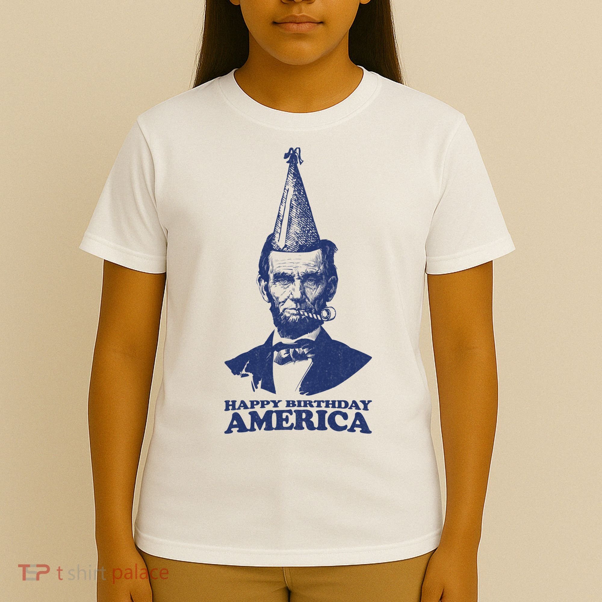 Happy Birthday America Abe Lincoln T-Shirt