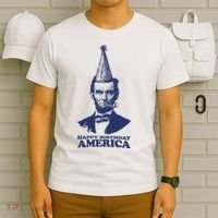 Happy Birthday America Abe Lincoln T-Shirt thumb 6