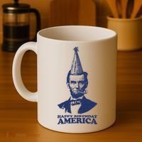 Happy Birthday America Abe Lincoln Coffee Mug thumb 4