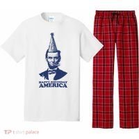 Happy Birthday America Abe Lincoln Pajama Set thumb 0