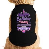 Happy Birthday Daddy Daughter  Doggie Tank thumb 0