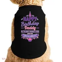 Happy Birthday Daddy Daughter  Doggie Tank thumb 0