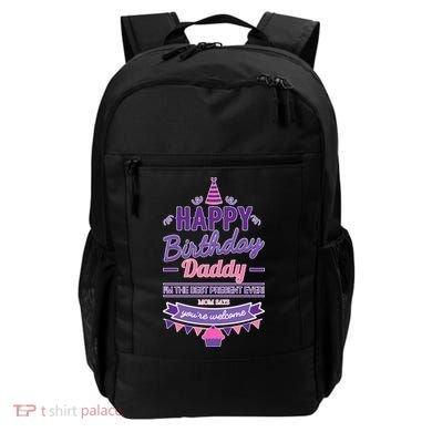 Happy Birthday Daddy Daughter  Backpack