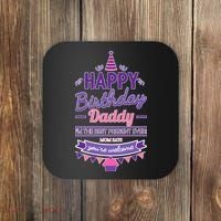 Happy Birthday Daddy Daughter  Coaster thumb 0