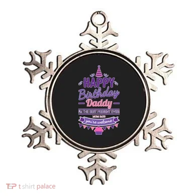 Happy Birthday Daddy Daughter  Ornament