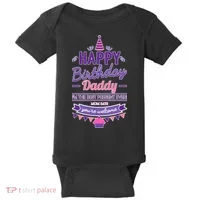 Happy Birthday Daddy Daughter  Baby Bodysuit thumb 0